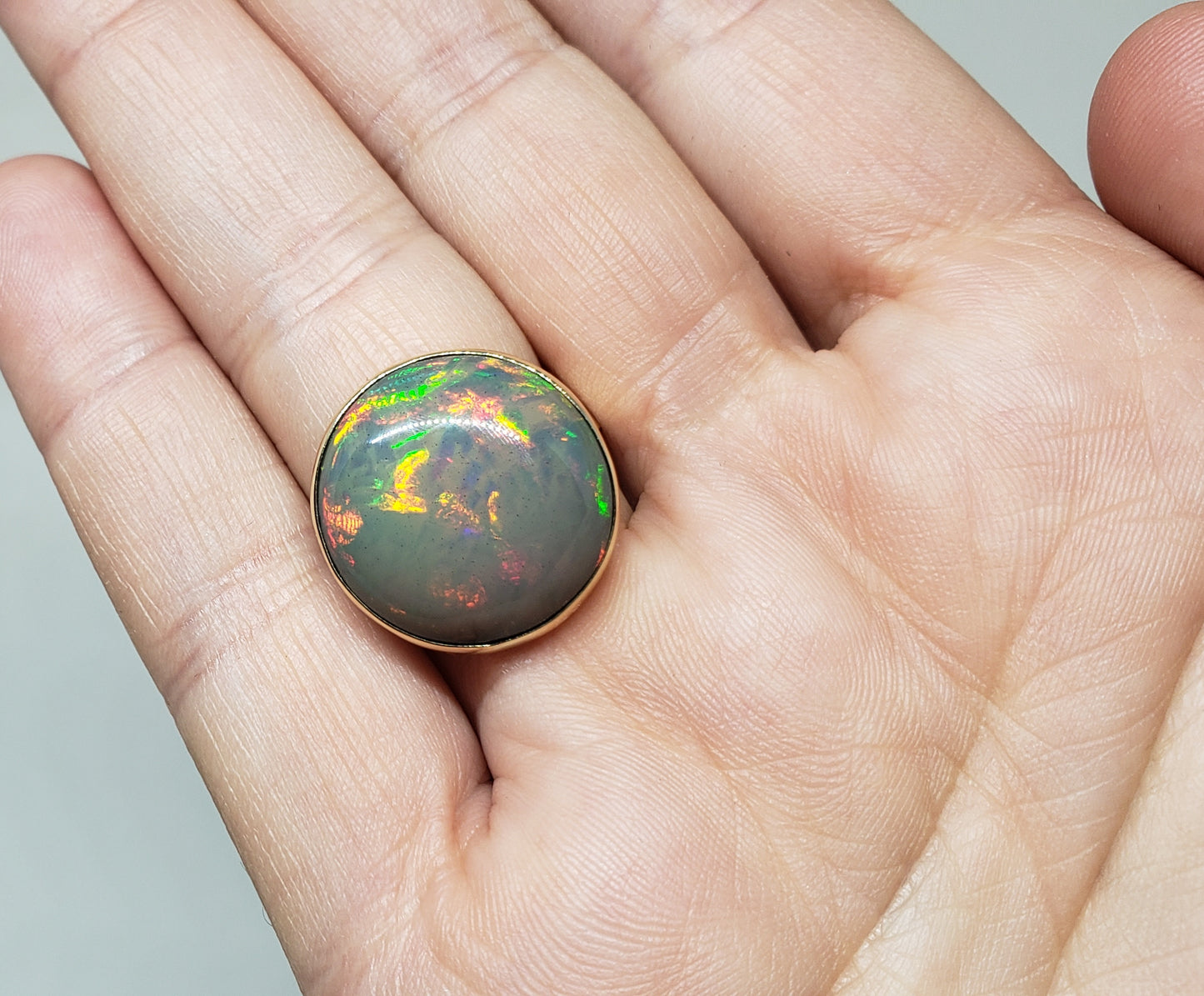 14k Gold Opal Ring