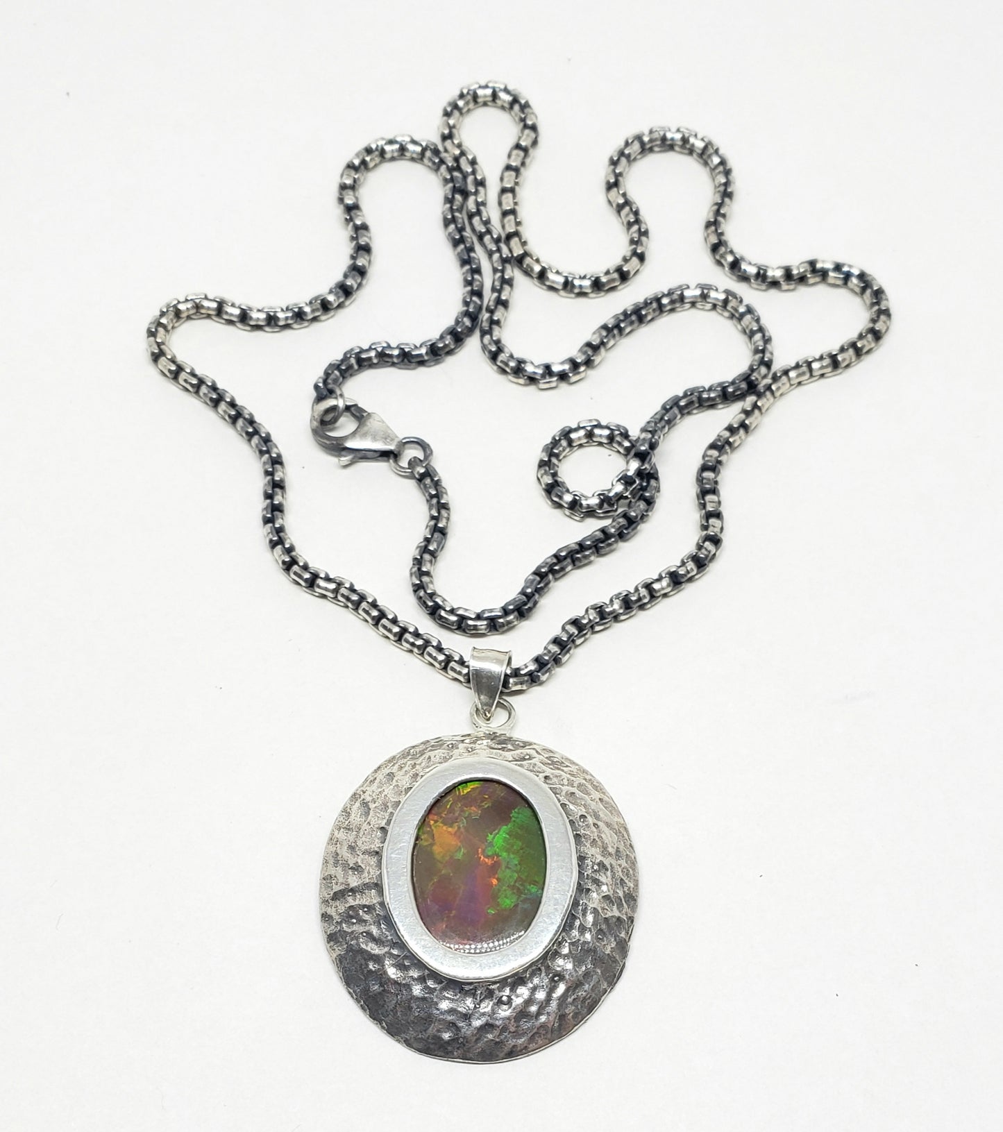 Silver Opal Pendant