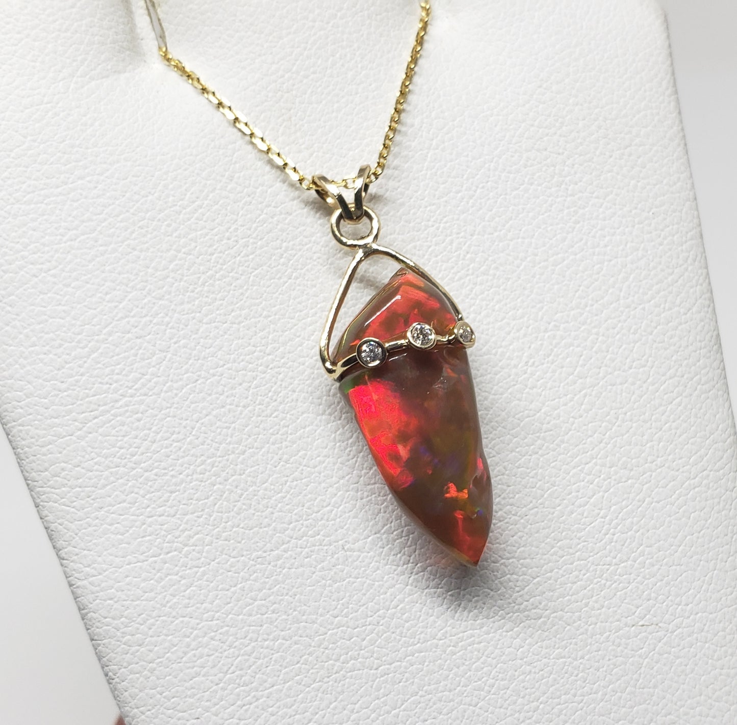 Fire Opal Pendant