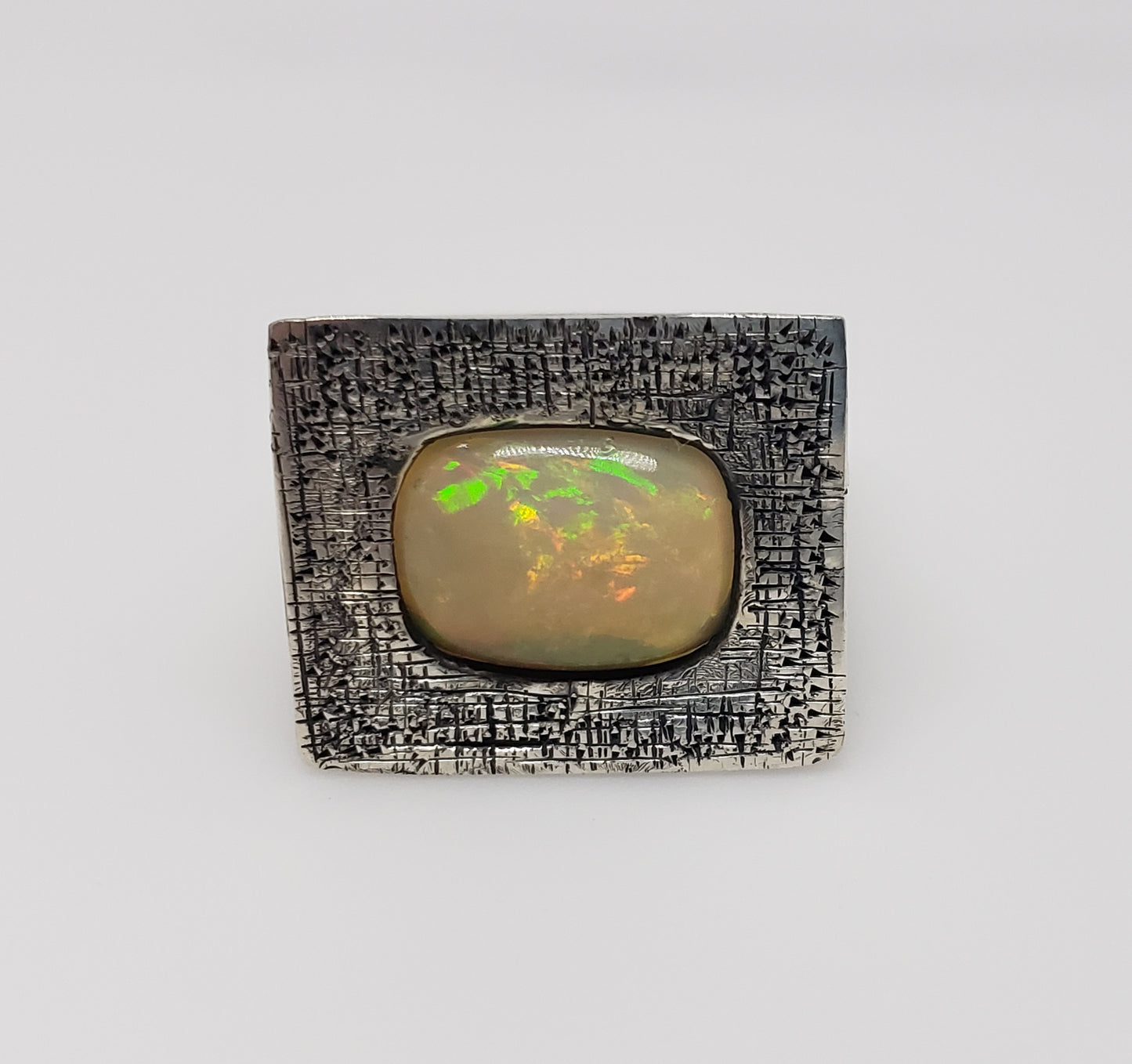 Sterling Silver Opal Ring