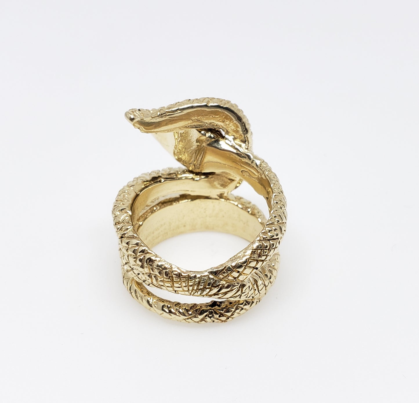 14k Gold Snake Ring