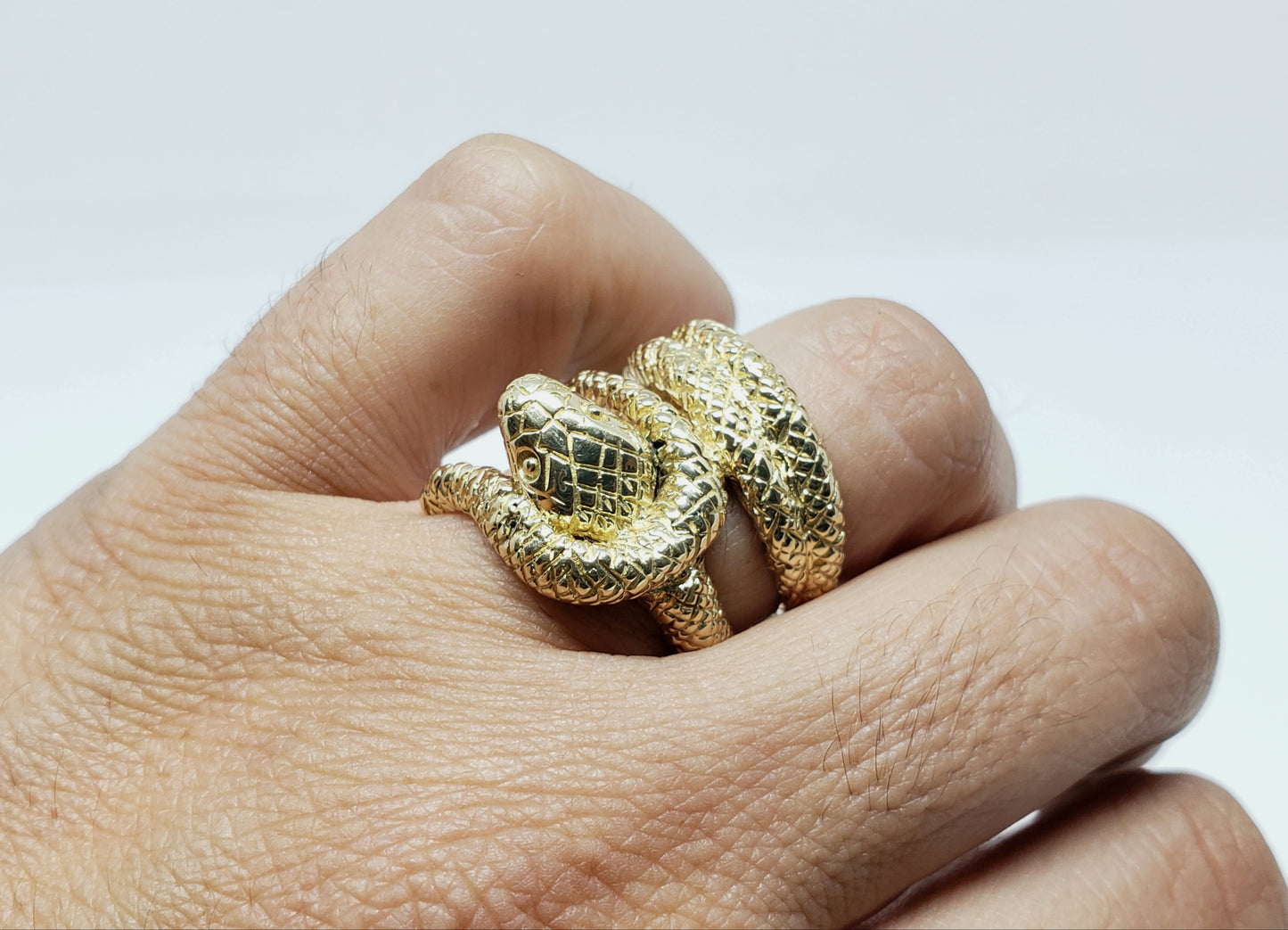 14k Gold Snake Ring