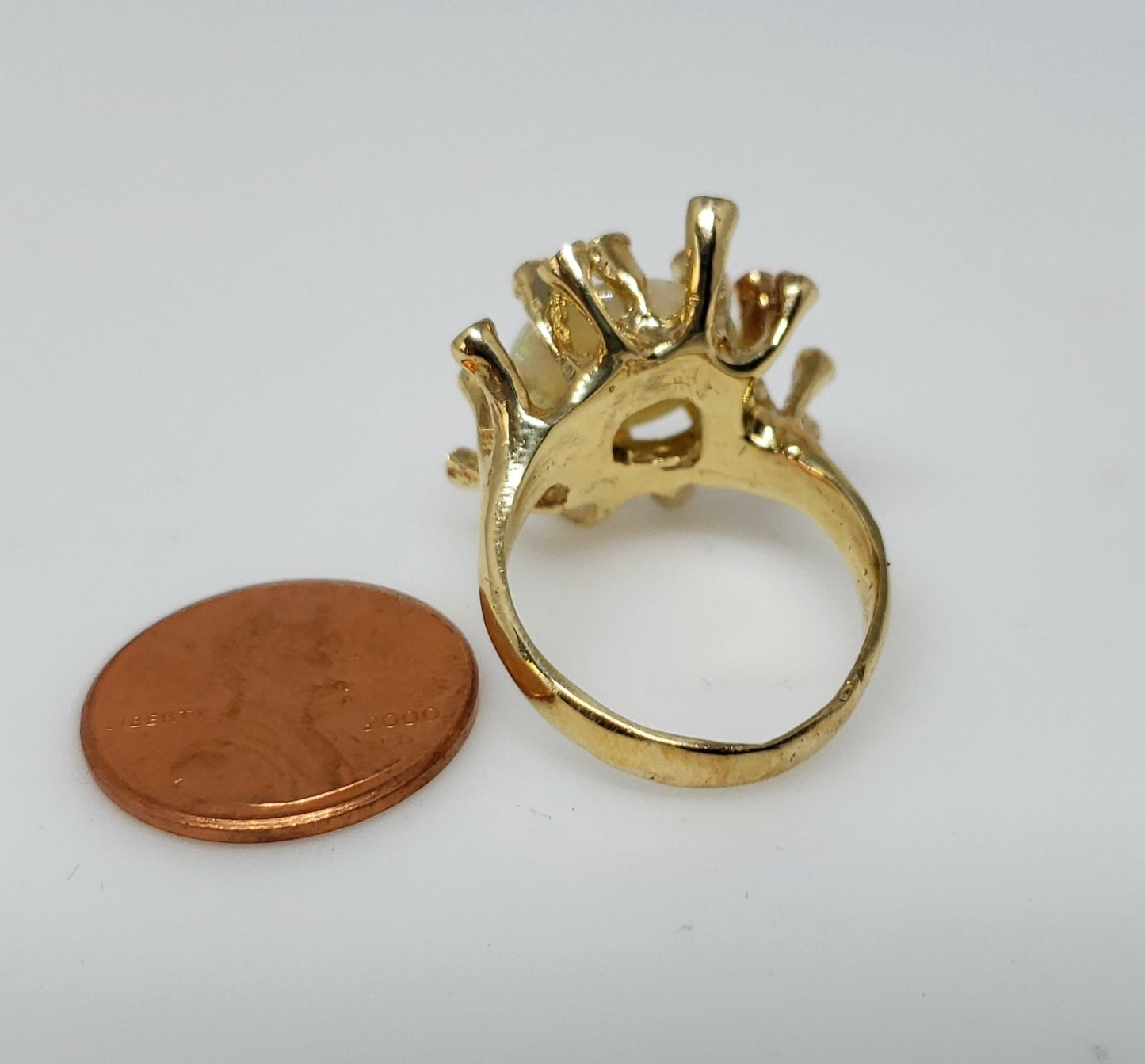 Opal Gemstones Ring 14k Gold #125