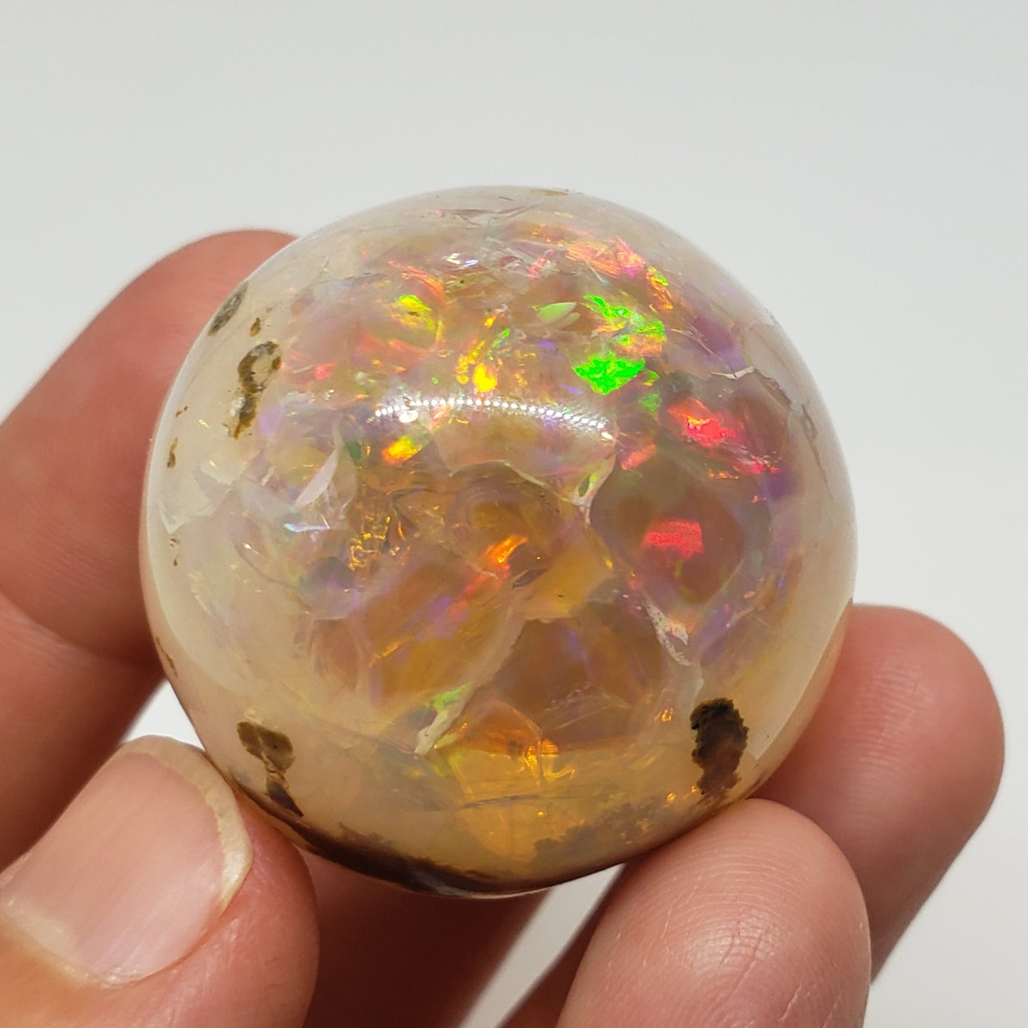 Ethiopian Opal Specimen - Colorful Fire #154