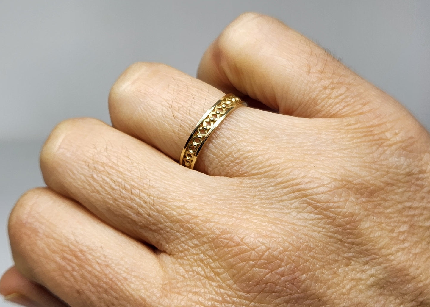 14k Yellow Gold Ring Band #388