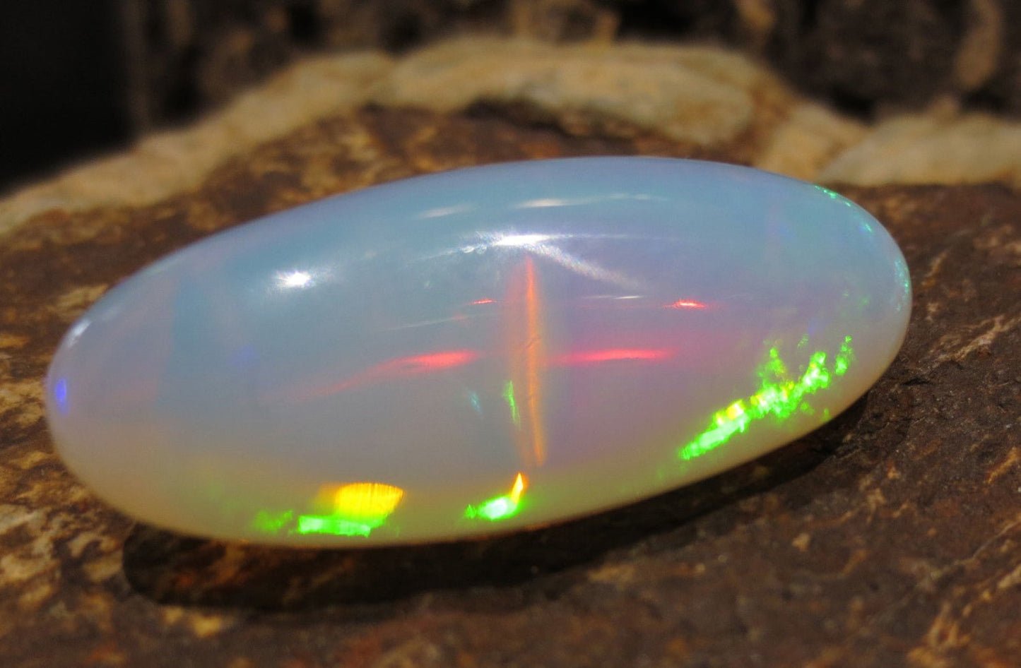 Colorful Crystal Opal - 17.1 Carat #460