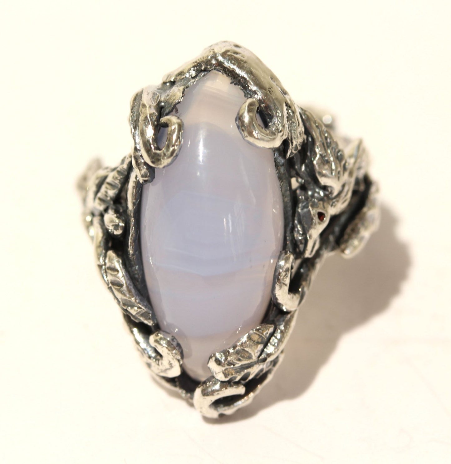 Chalcedony Ring - Sterling Silver #1439