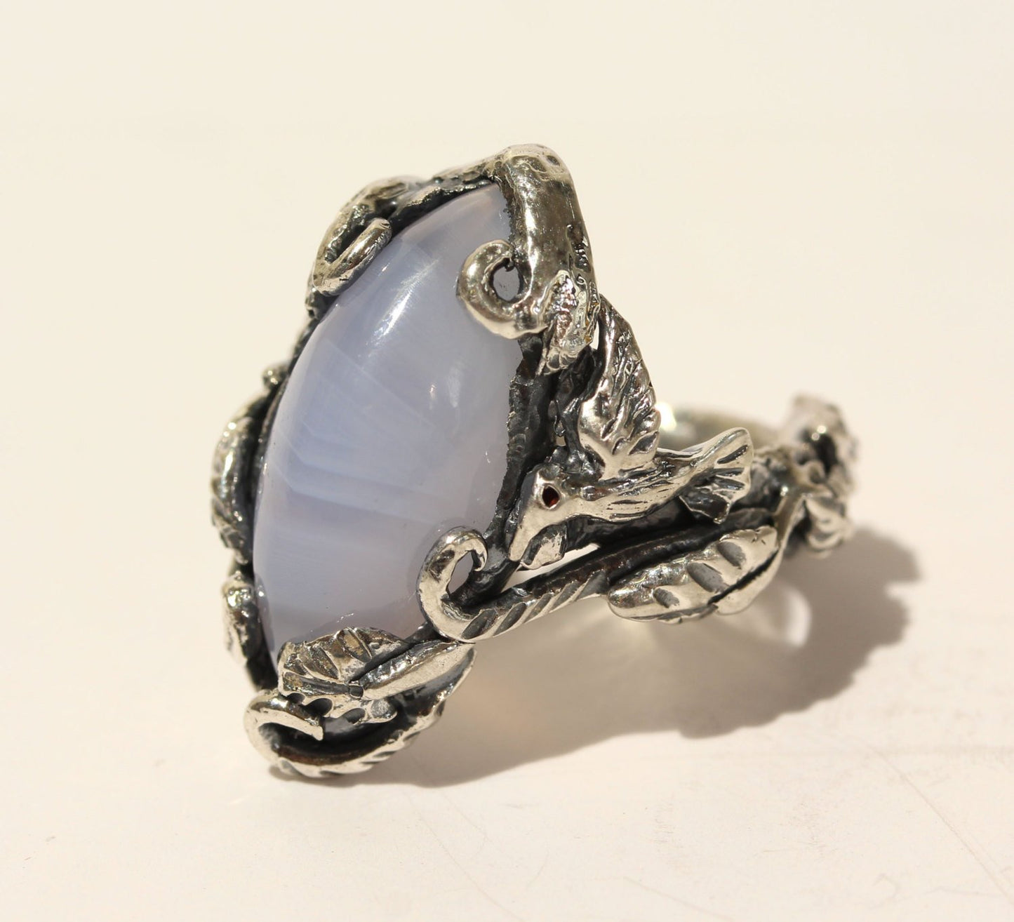 Chalcedony Ring - Sterling Silver #1439