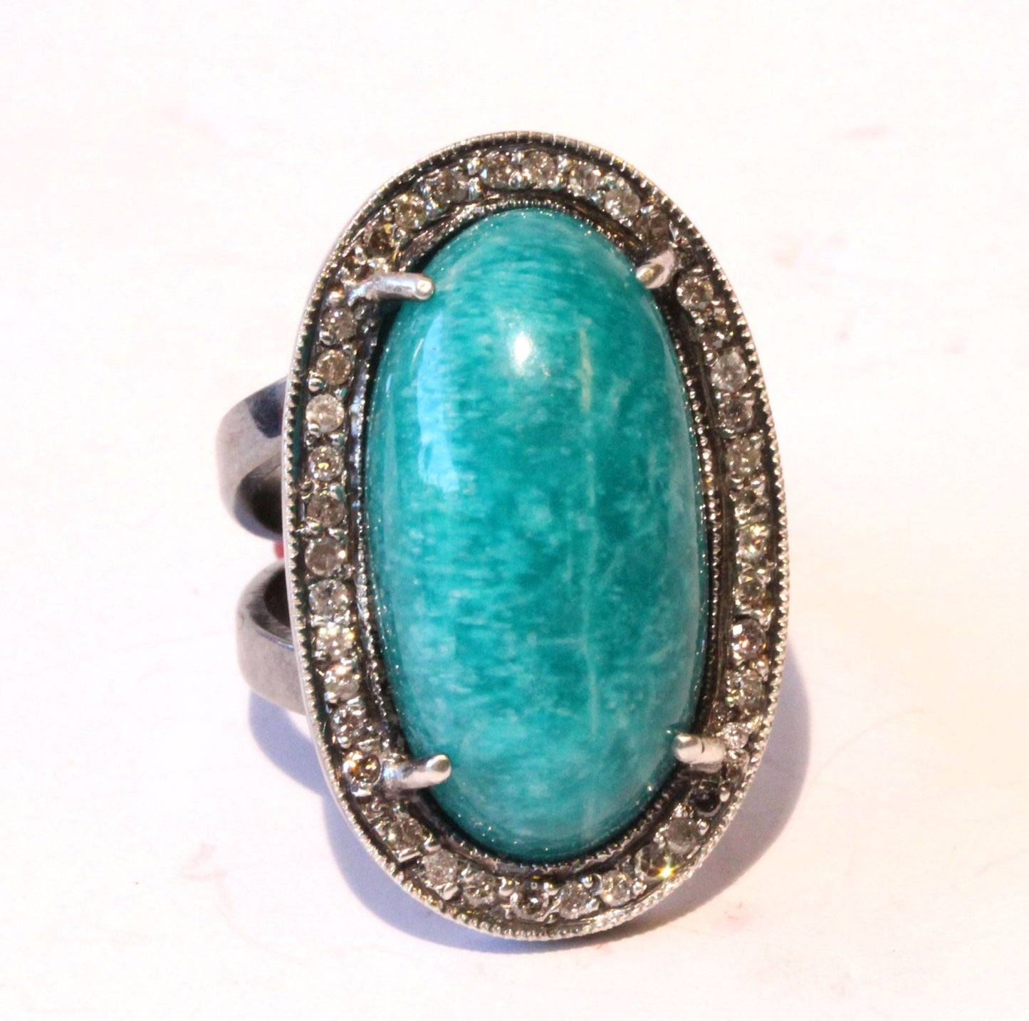 Natural Amazonite Ring #1405