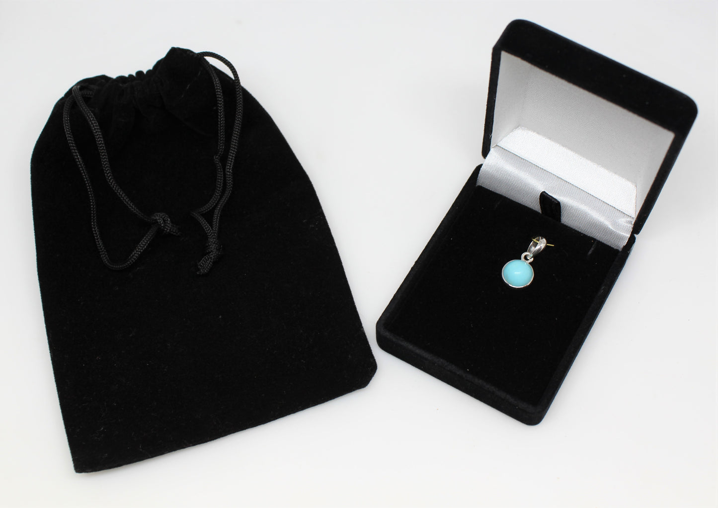 Turquoise Pendant- Sterling Silver - Joy#205