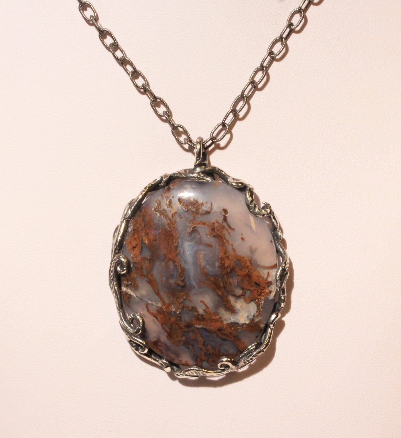 Chalcedony Pendant- Sterling Silver #1396