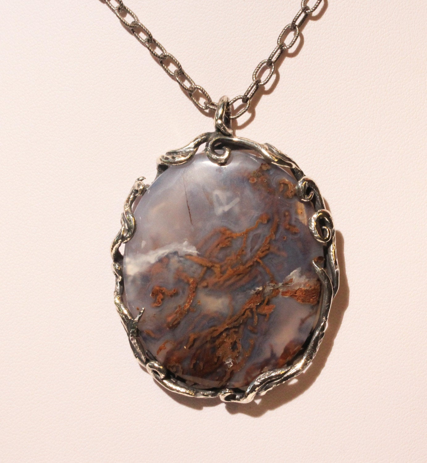 Chalcedony Pendant- Sterling Silver #1396