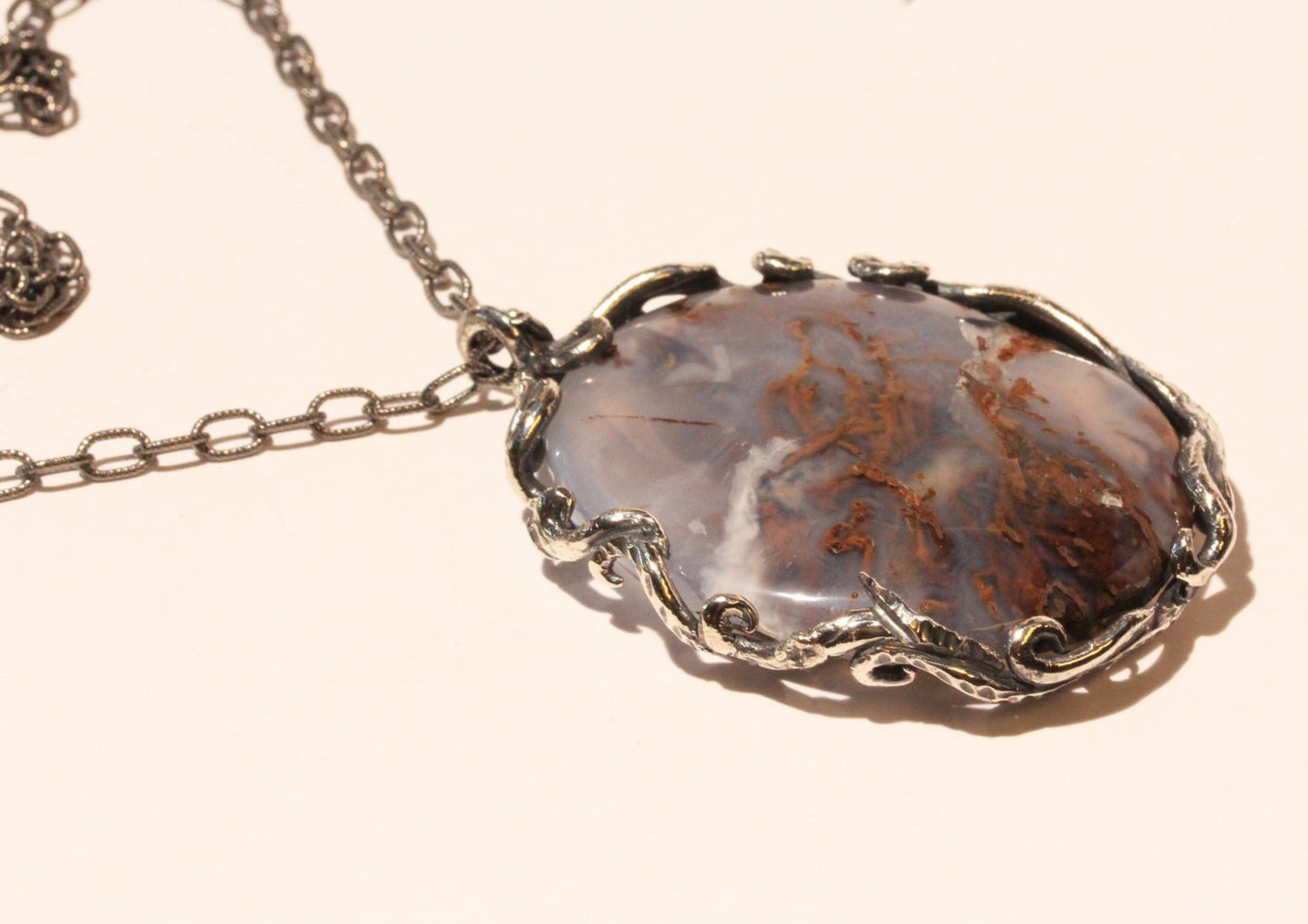 Chalcedony Pendant- Sterling Silver #1396