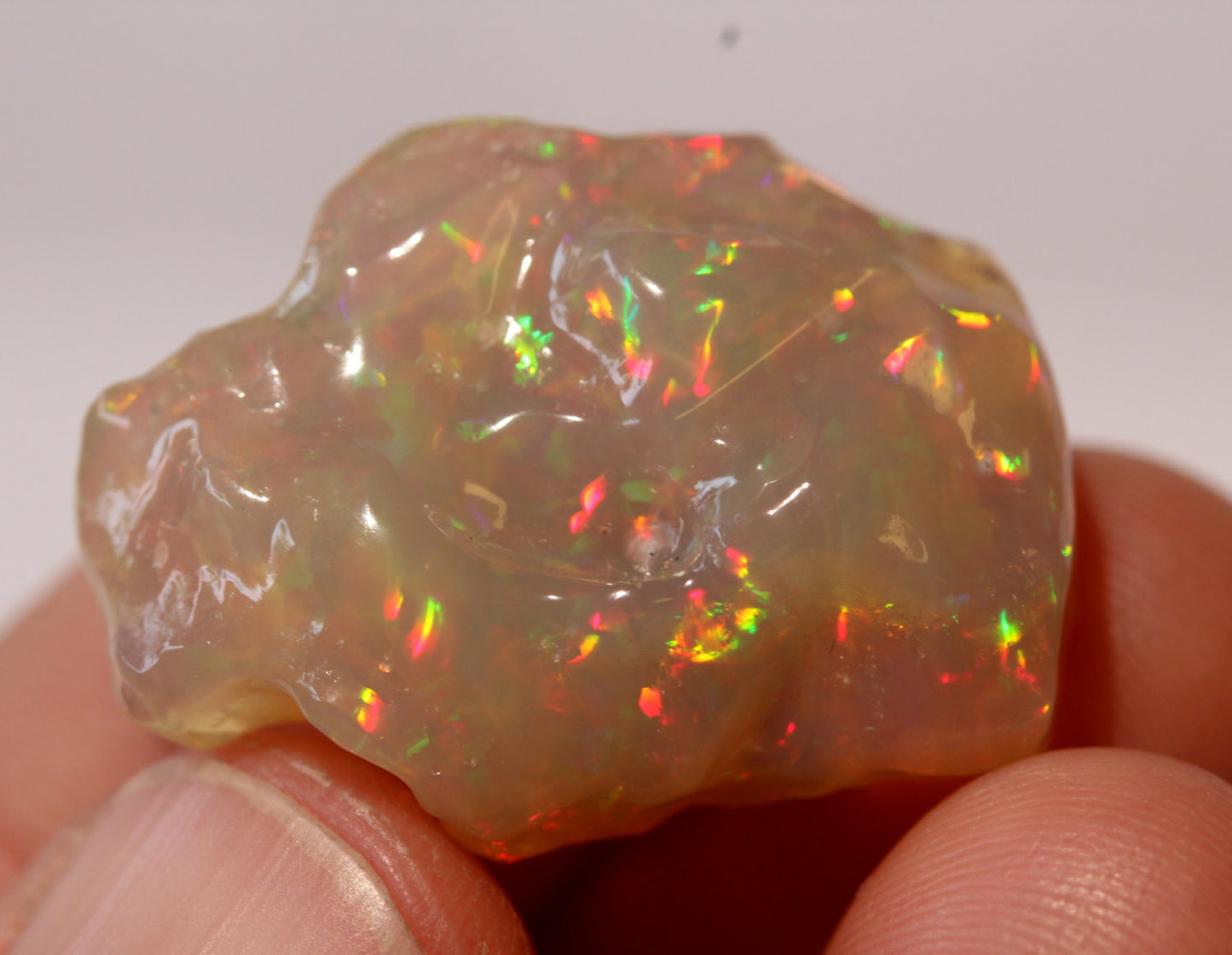 Orange Opal Carving - 16.5 Carat  #1409