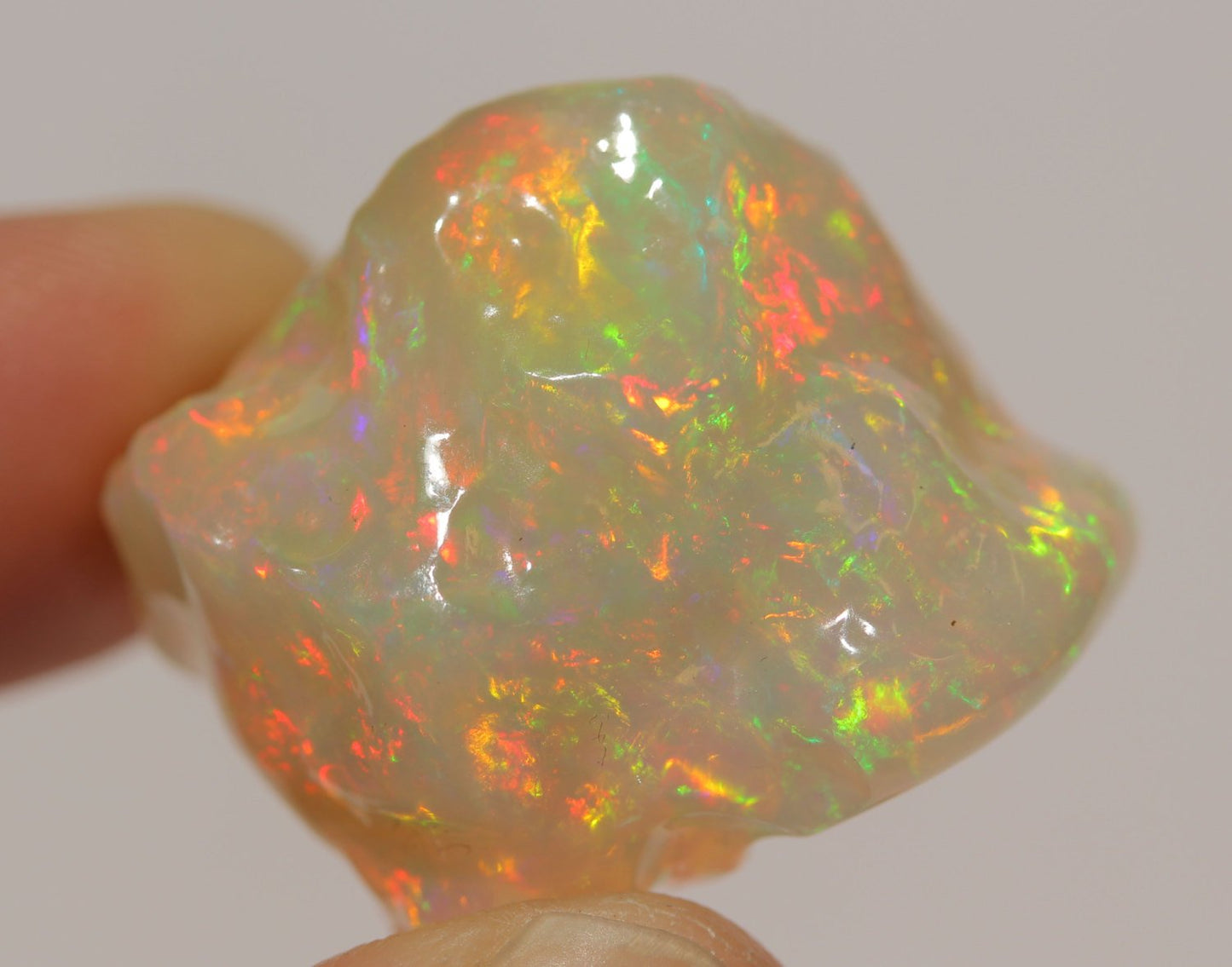 Ethiopian Opal - Natural Loose  Carved Gemstone - 41.0 Carat #1436