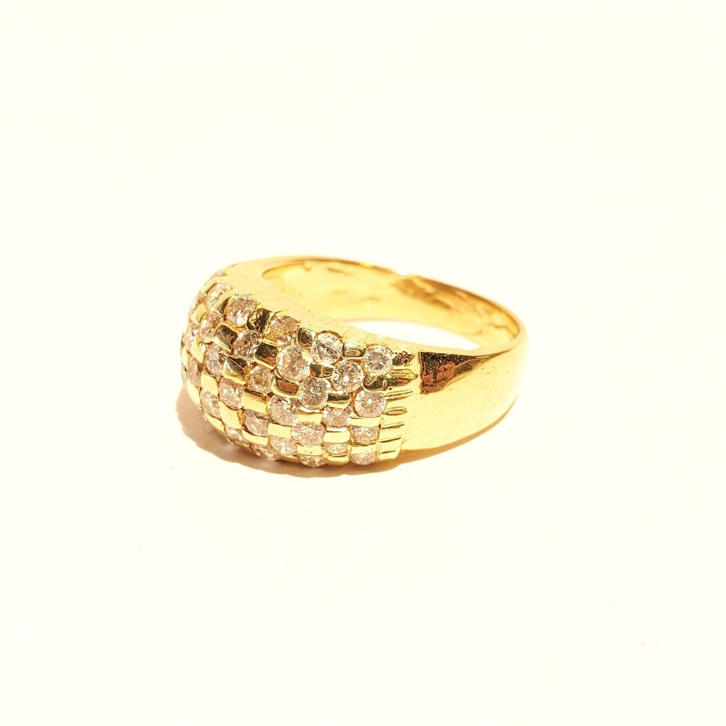 Genuine Diamond Ring - 14k Gold - Fine Jewelry
