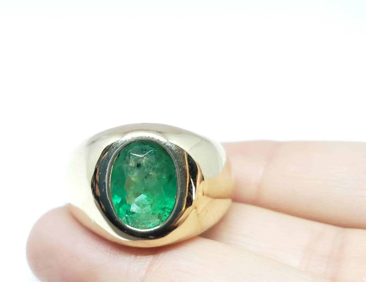 Emerald Ring - 14k Gold #1625