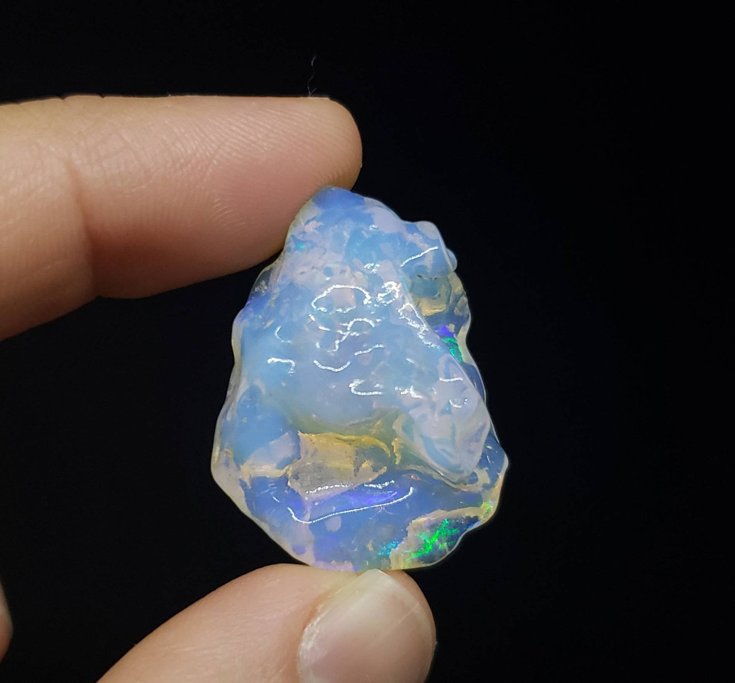 Crystal Opal Carving - 28.5 Carat #1621