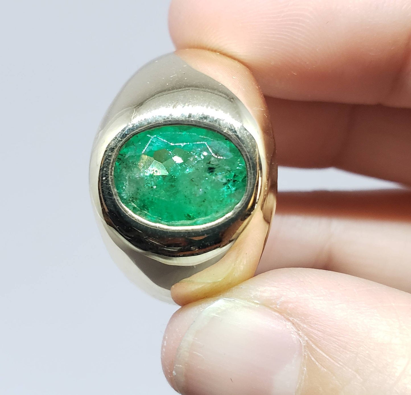 Emerald Ring - 14k Gold #1625