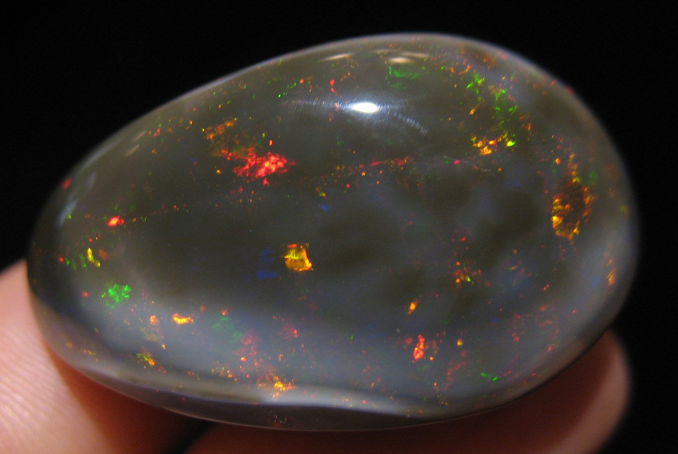 Natural Black Opal - 55.6 Carat Gemstone