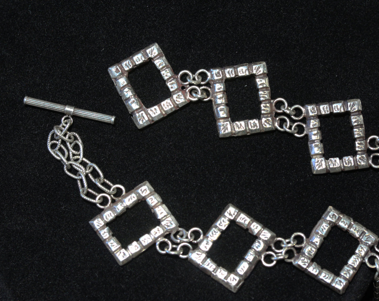 Silver Opal Necklace - Pink Sapphire Accents #1327