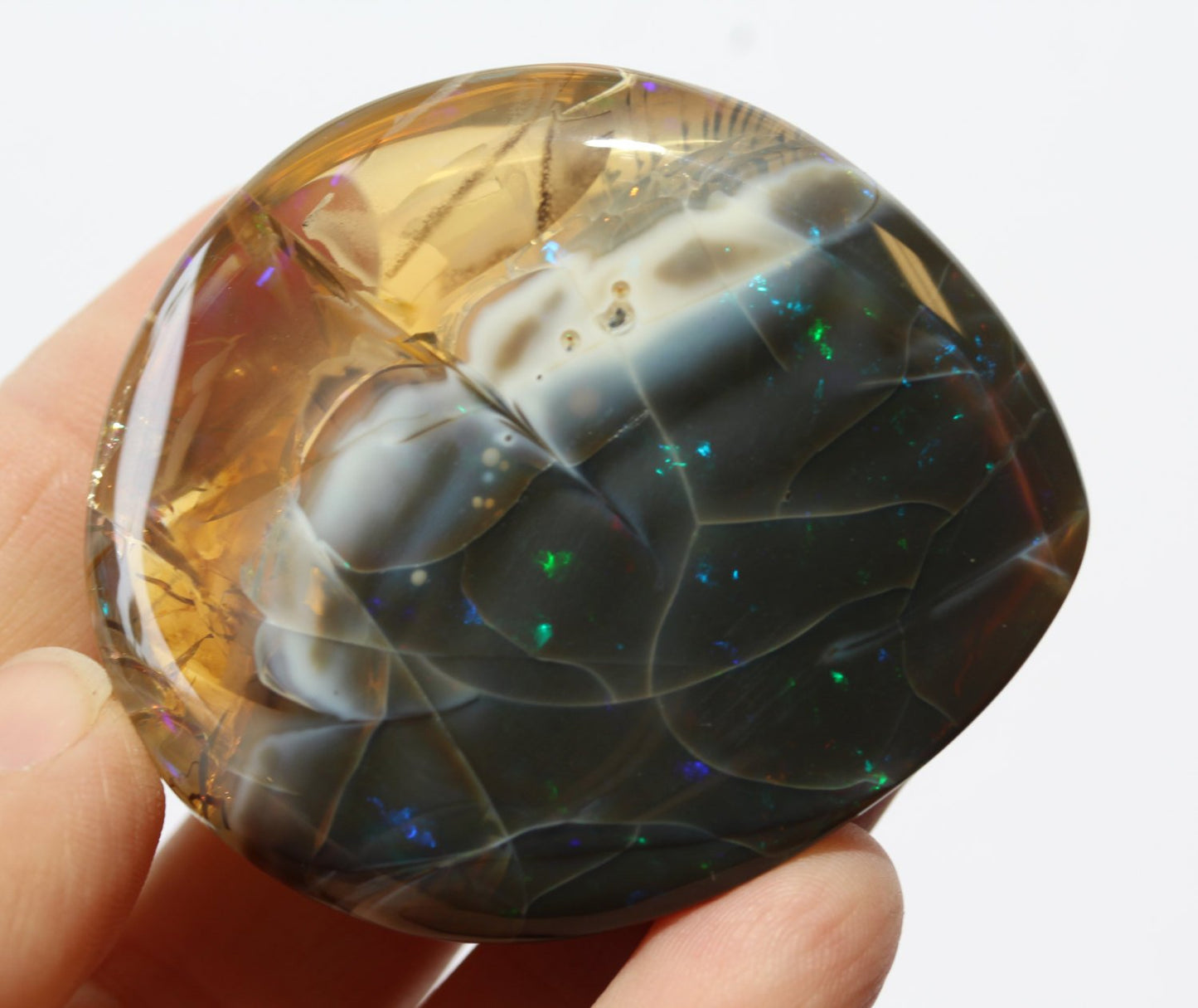 Black Ethiopian Opal Specimen - 52.6 grams #1340