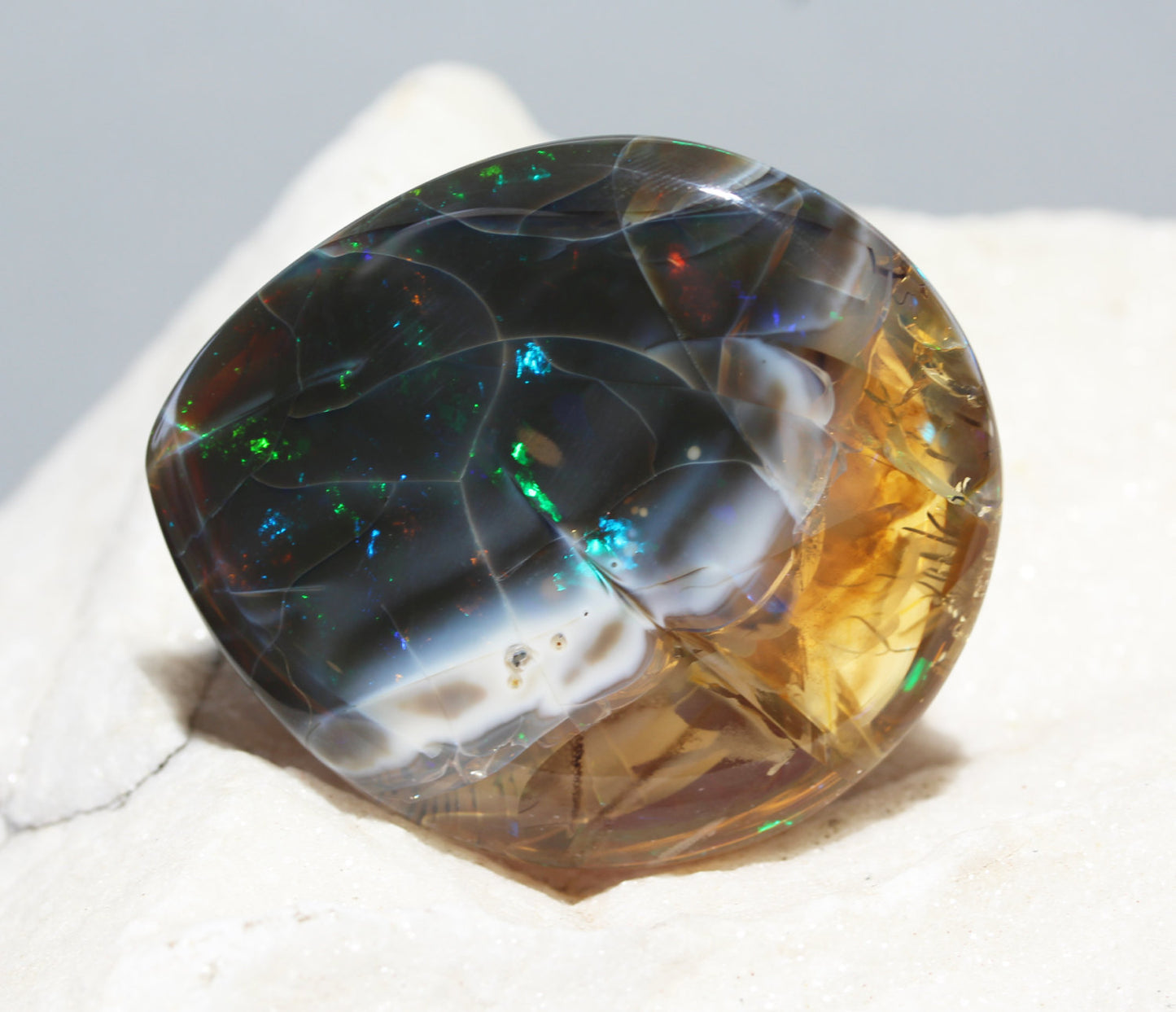 Black Ethiopian Opal Specimen - 52.6 grams #1340