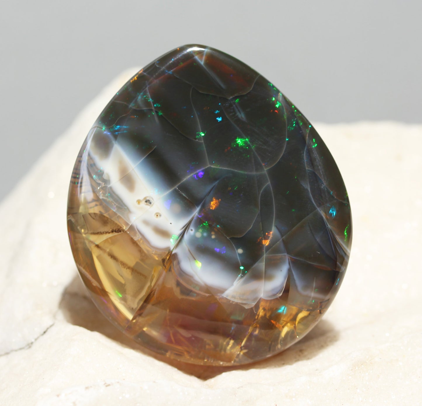 Black Ethiopian Opal Specimen - 52.6 grams #1340