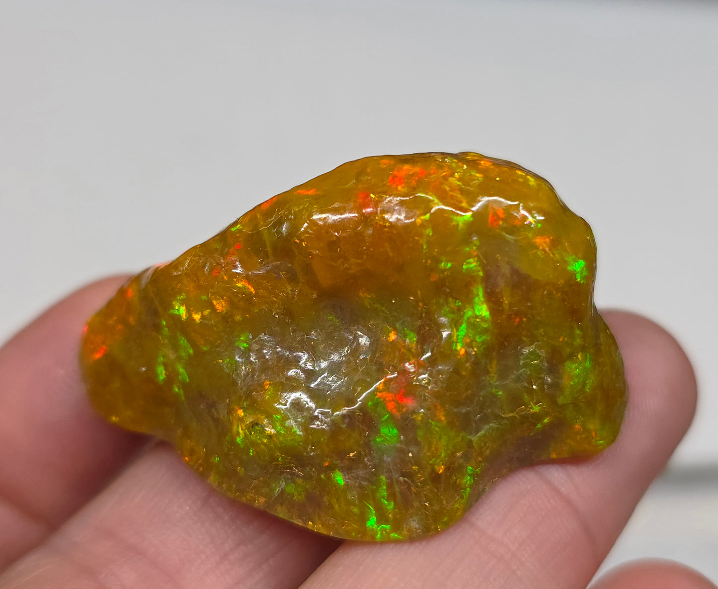 Ethiopian Polished Opal Specimen 92 Carat Gemstone #624