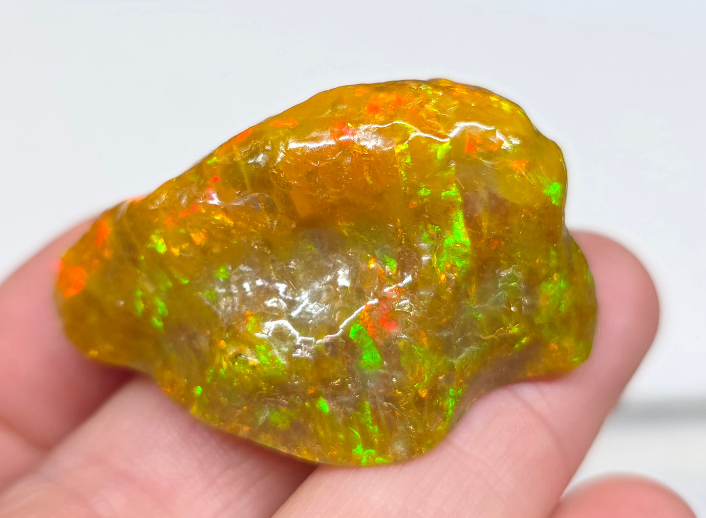 Ethiopian Polished Opal Specimen 92 Carat Gemstone #624