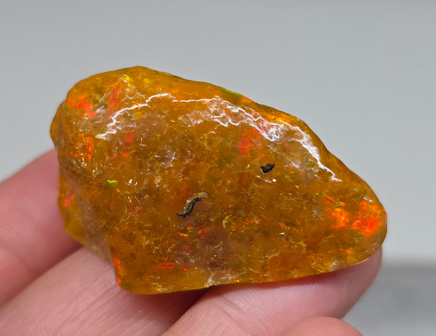 Ethiopian Polished Opal Specimen 92 Carat Gemstone #624