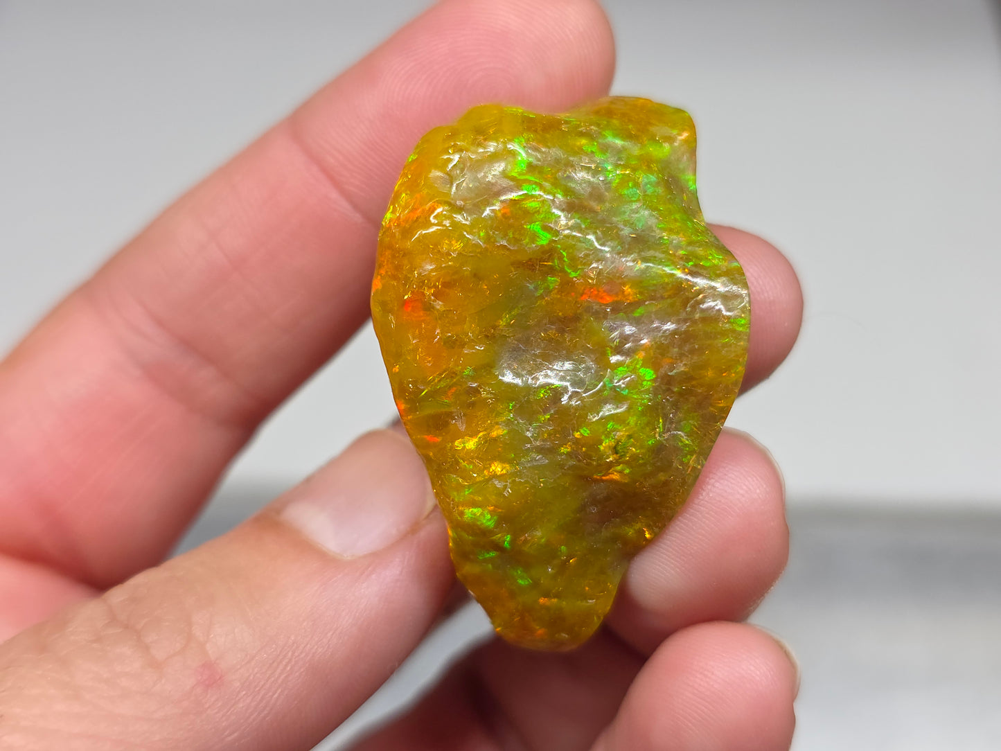 Ethiopian Polished Opal Specimen 92 Carat Gemstone #624