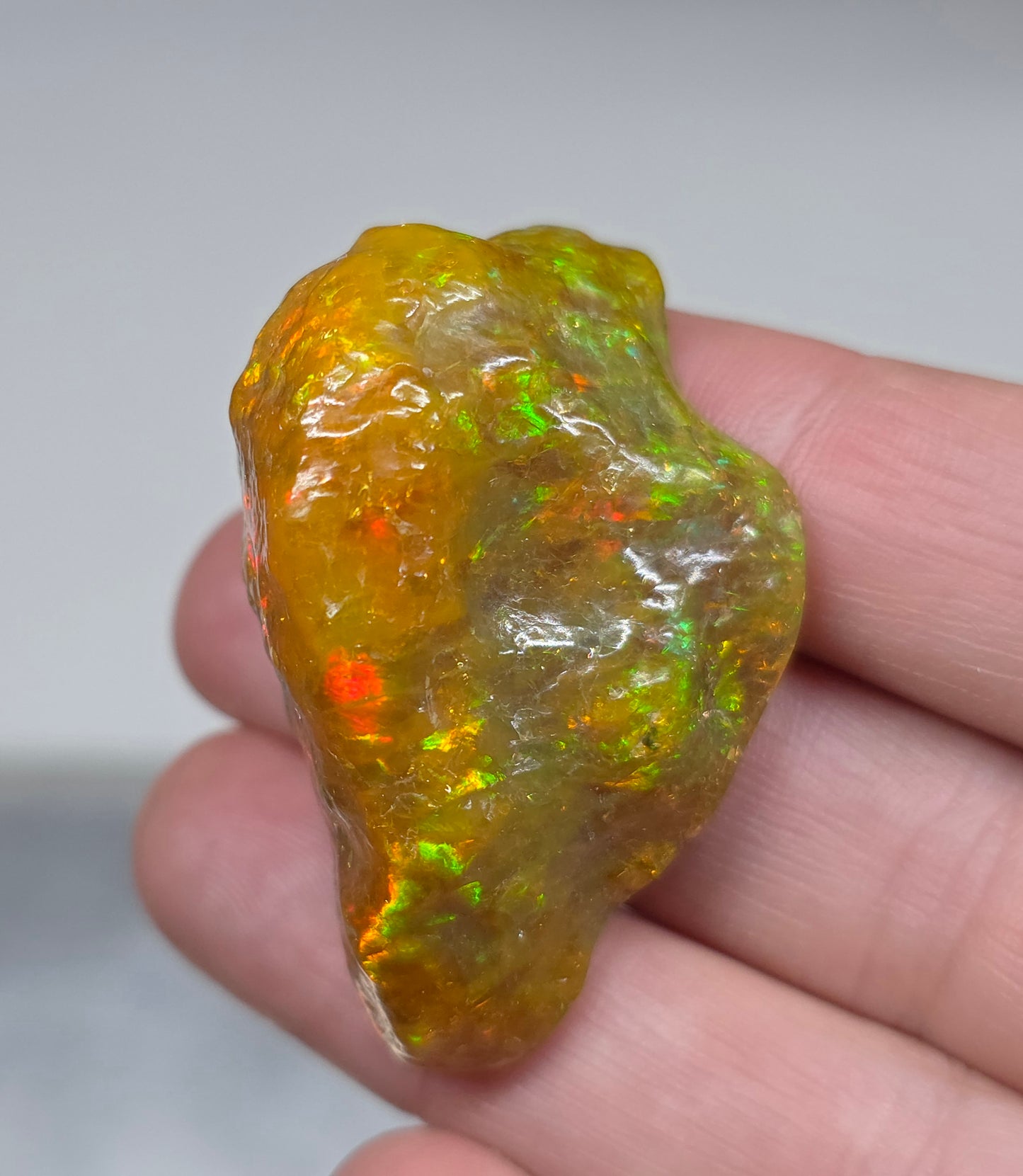 Ethiopian Polished Opal Specimen 92 Carat Gemstone #624