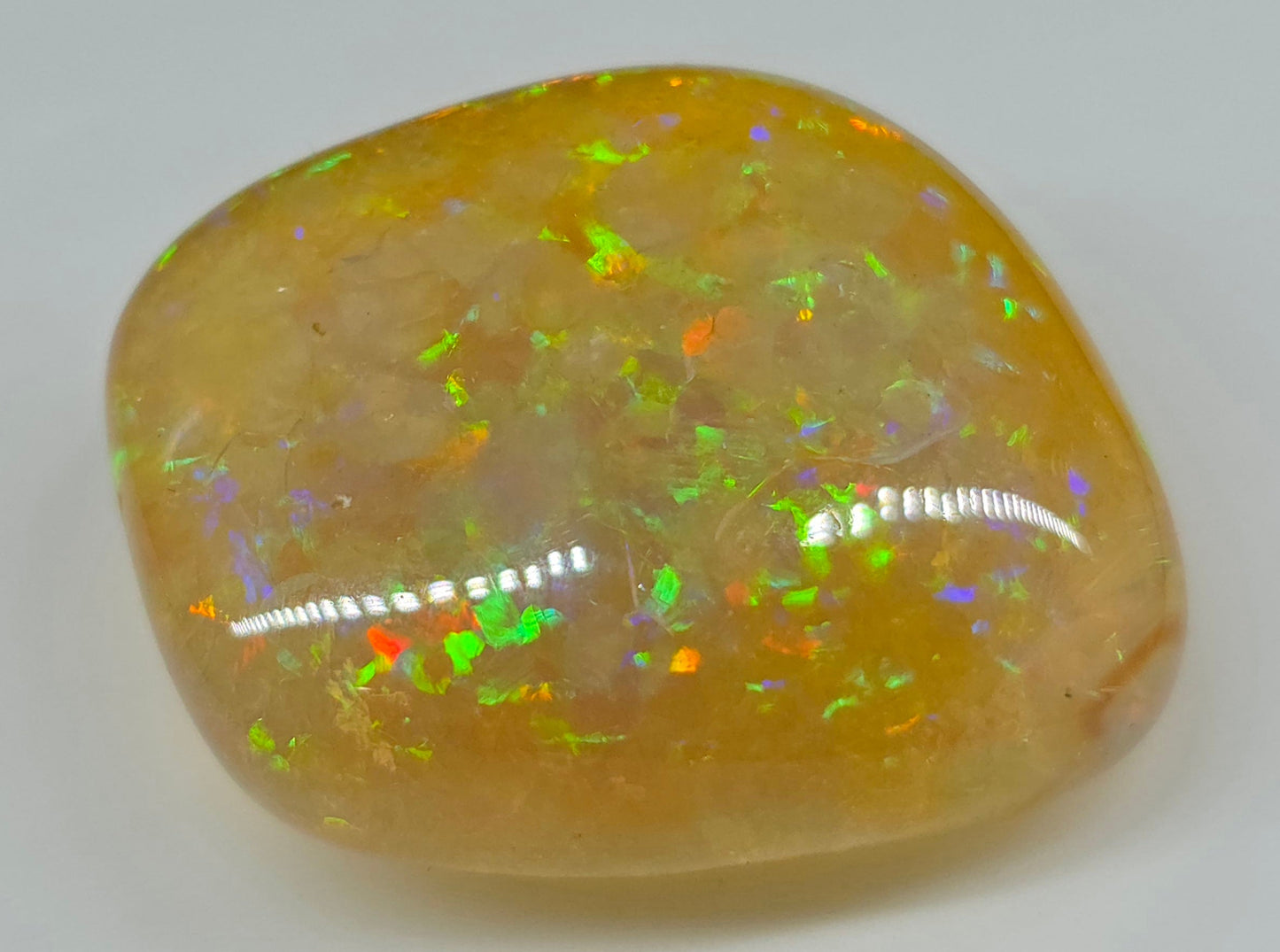 Ethiopian Polished Opal Specimen 72 Carat Gemstone #625