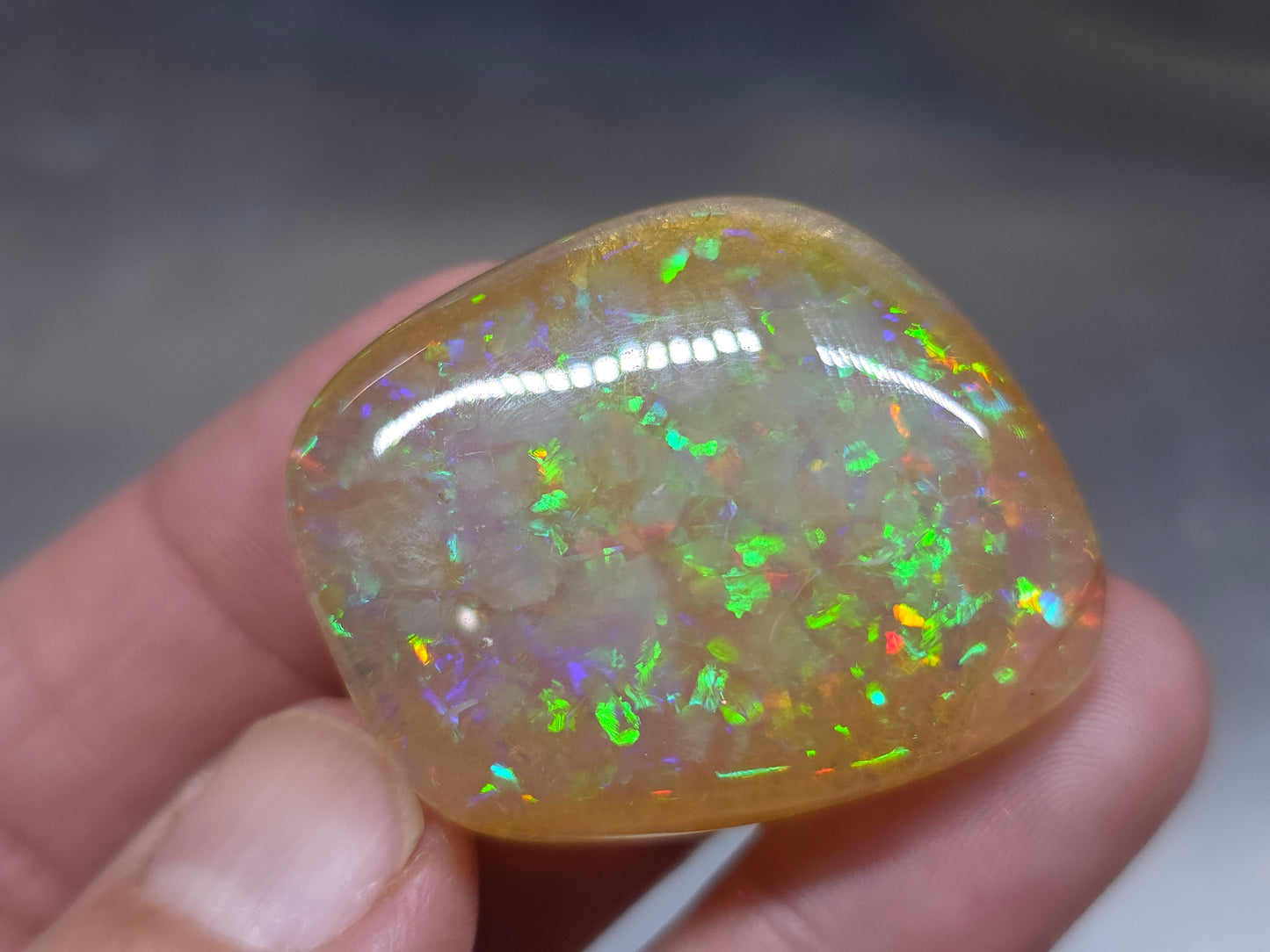 Ethiopian Polished Opal Specimen 72 Carat Gemstone #625