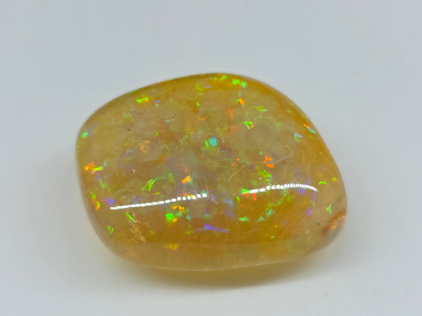 Ethiopian Polished Opal Specimen 72 Carat Gemstone #625