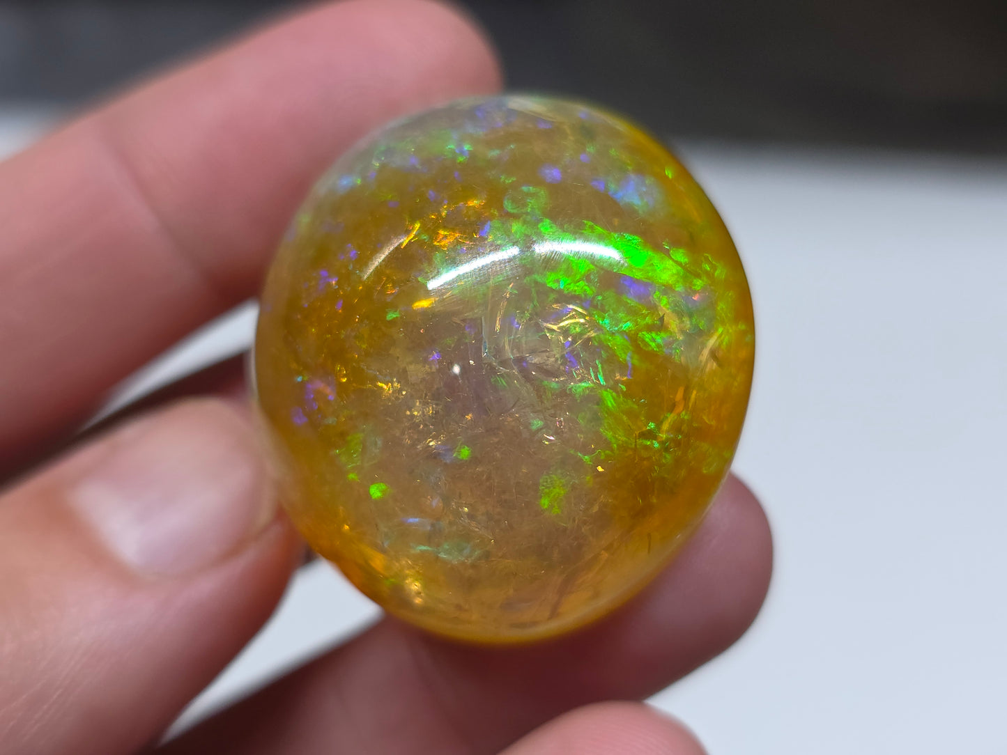 Ethiopian Polished Opal Specimen 113 Carat Gemstone #627