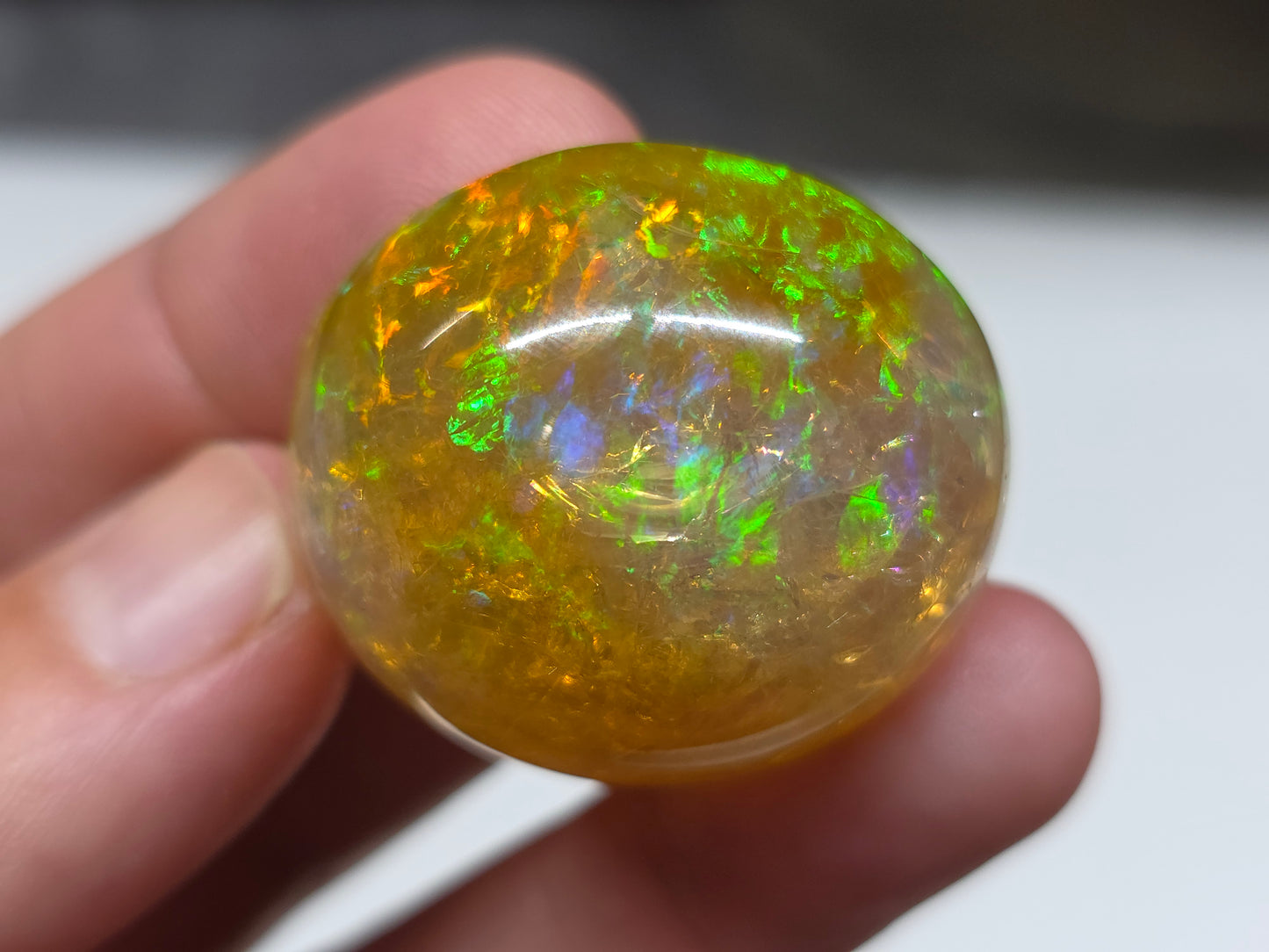Ethiopian Polished Opal Specimen 113 Carat Gemstone #627