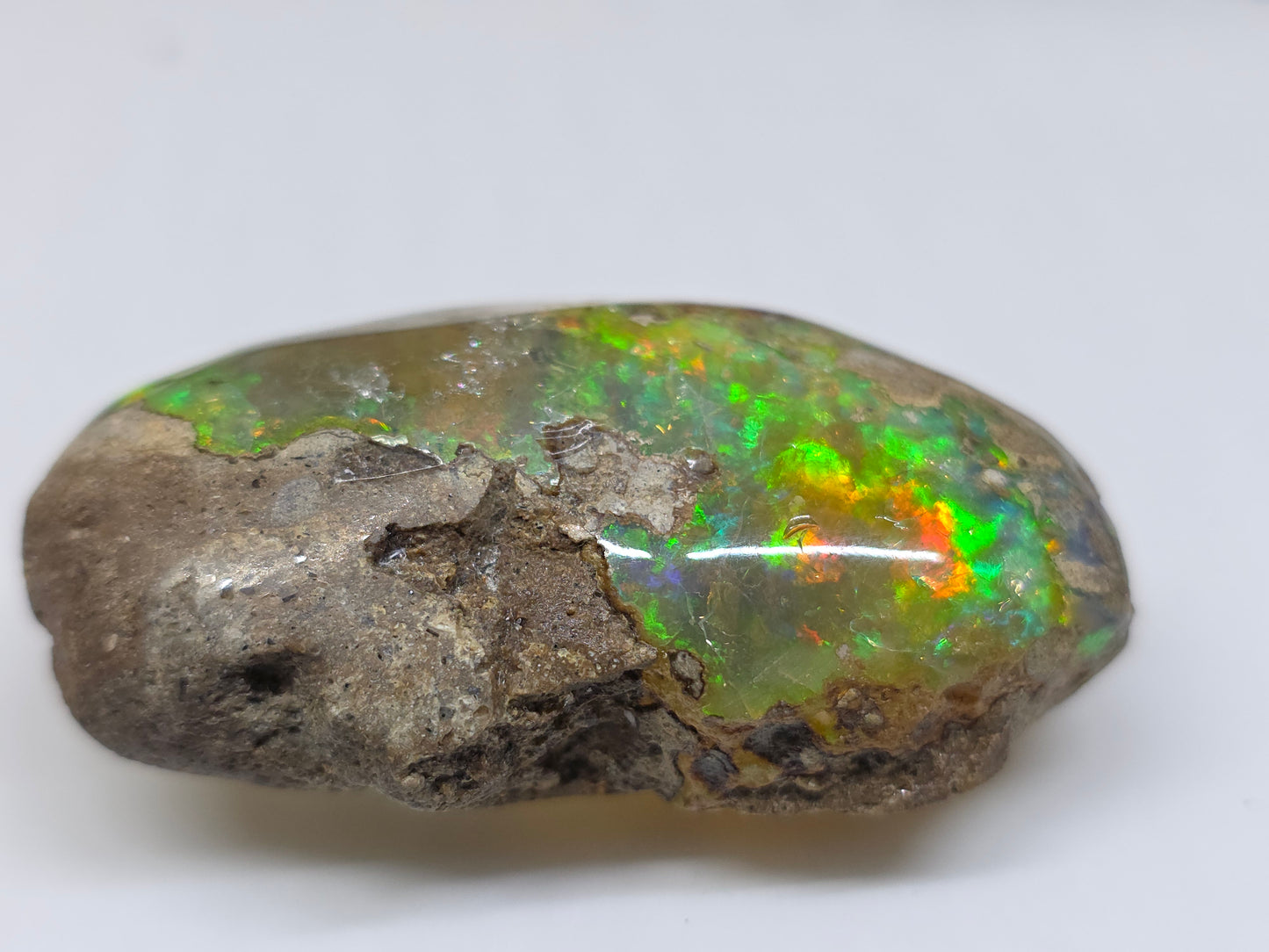 Ethiopian Polished Opal Specimen 190 Carat Gemstone #628