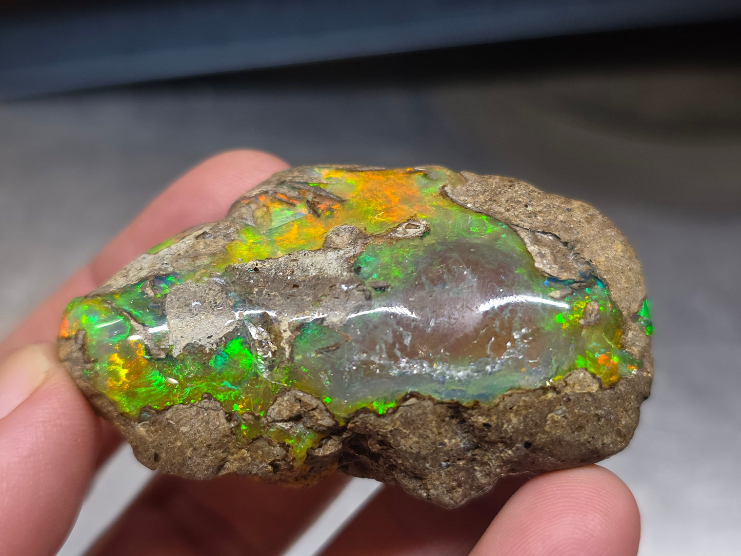 Ethiopian Polished Opal Specimen 190 Carat Gemstone #628