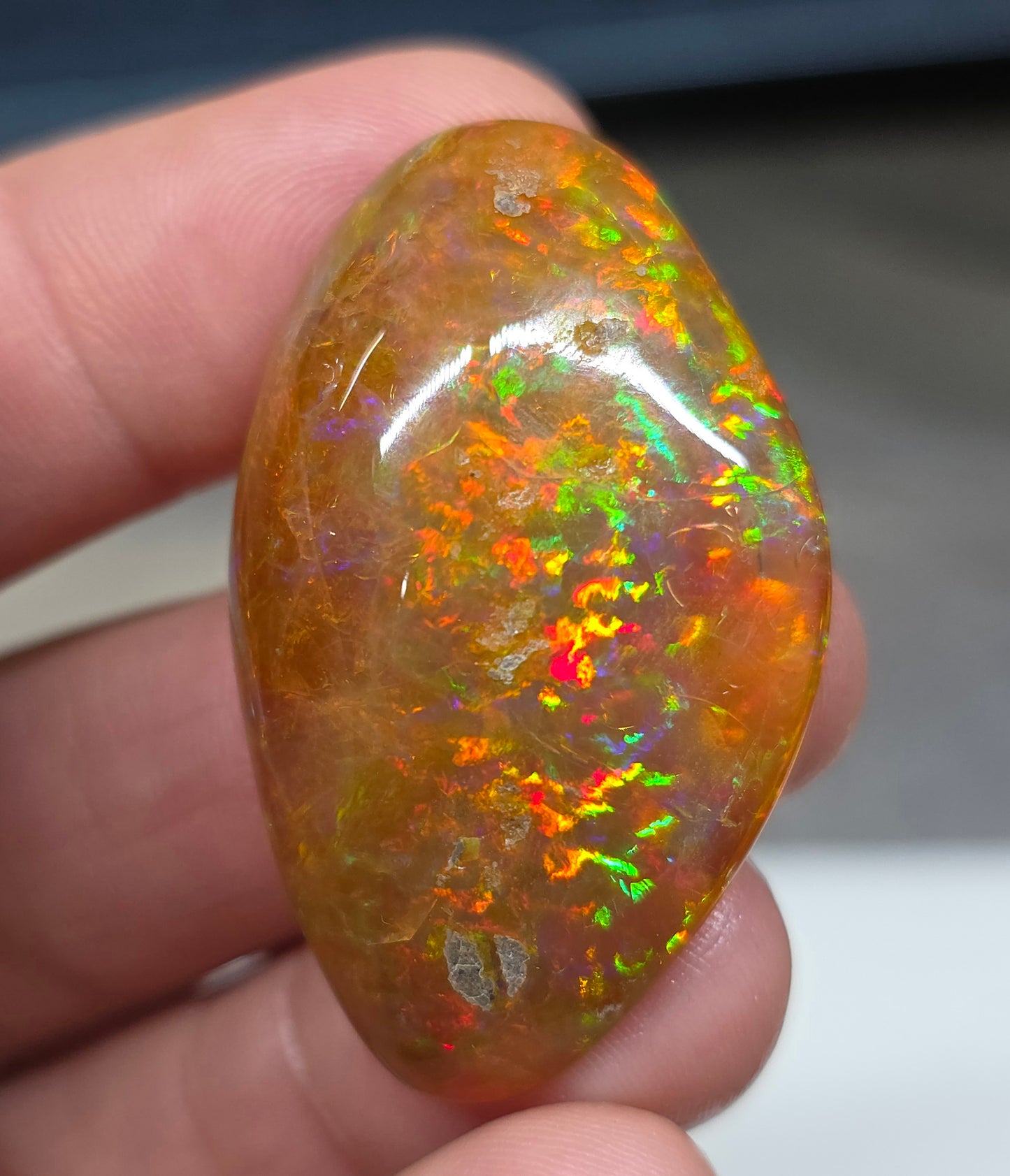 Ethiopian Polished Opal Specimen 51 Carat Gemstone #629