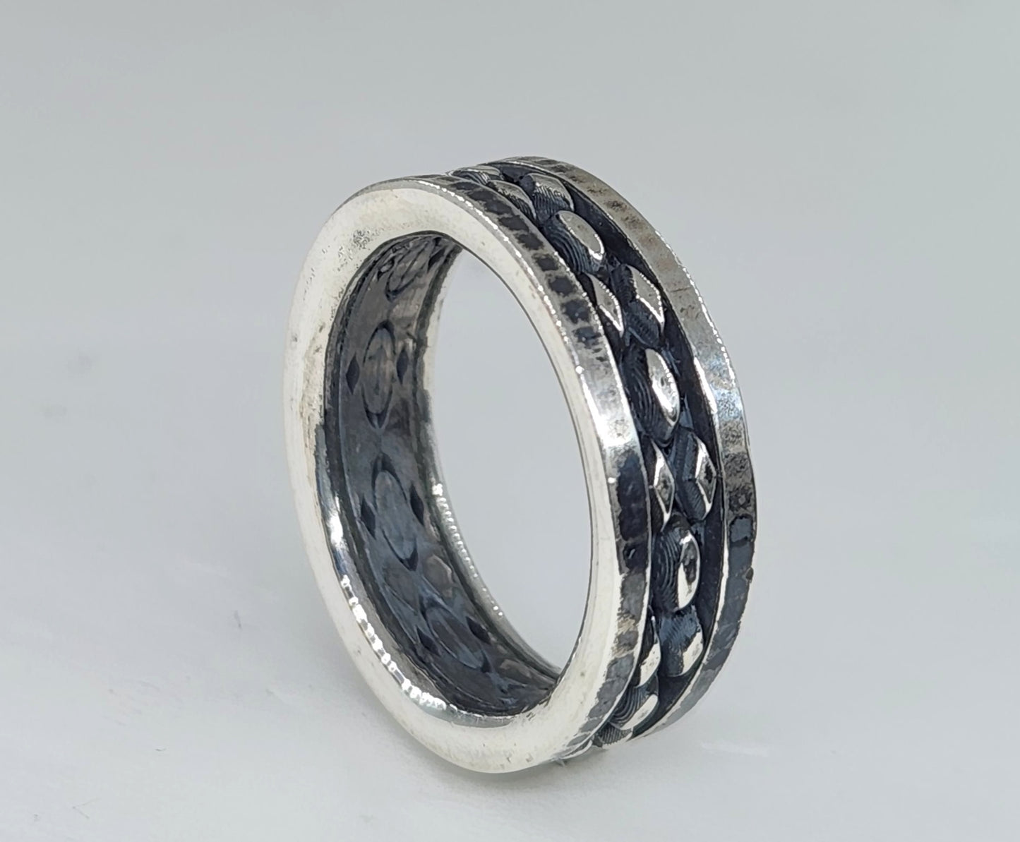Sterling Silver Ring Band Men / Women Jewelry #482