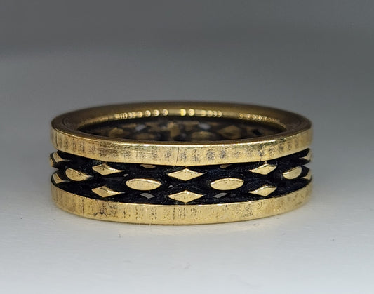Brass Ring Band Men / Women Jewelry #480