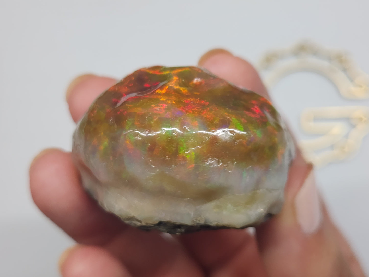 Natural Ethiopian Carved & Polished Opal Specimen #499