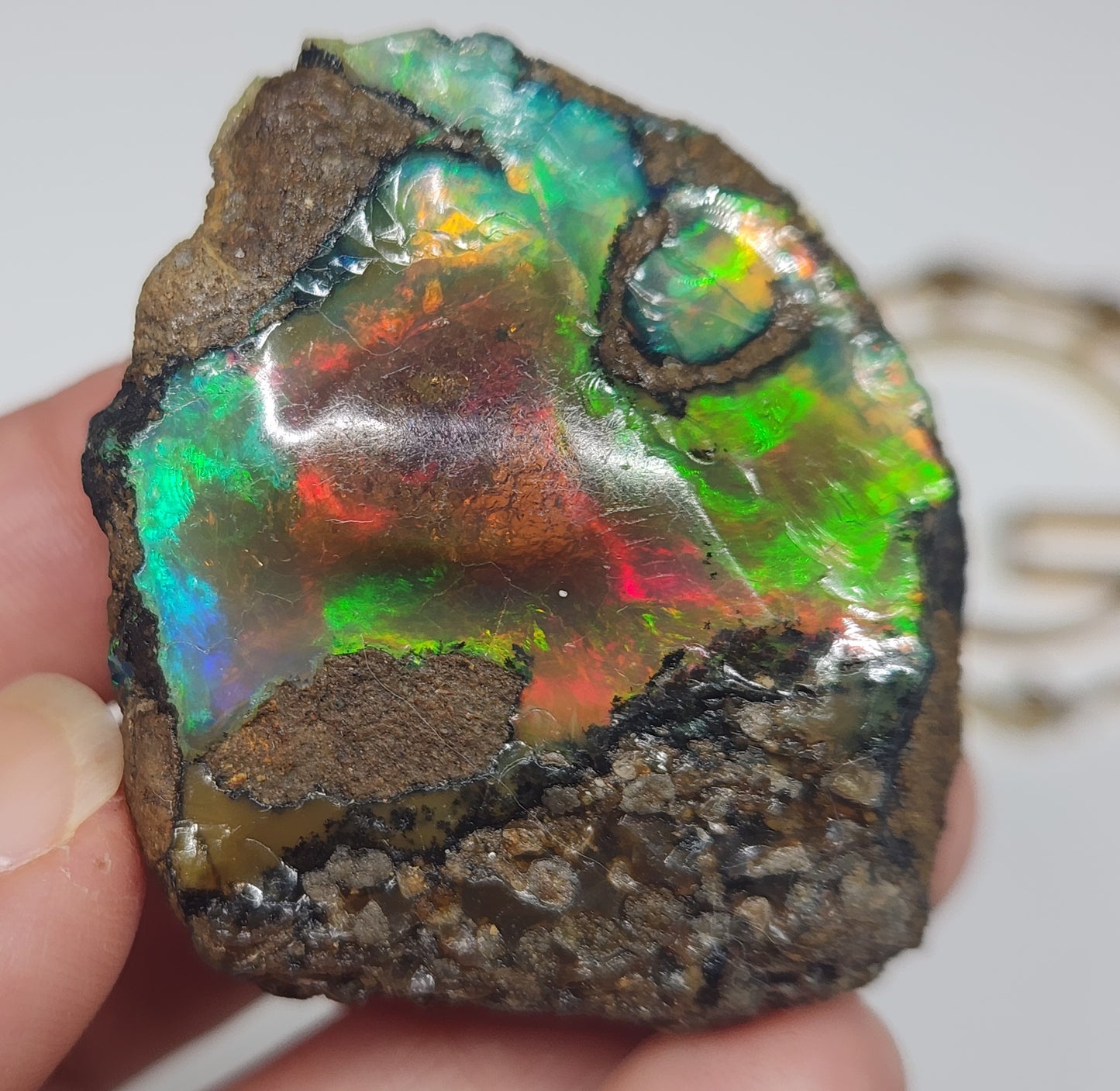 Natural Ethiopian Carved & Polished Opal Specimen #495