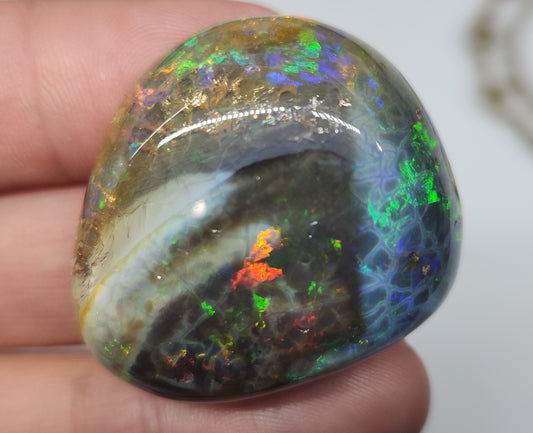 Natural Ethiopian Carved & Polished Opal Specimen #506