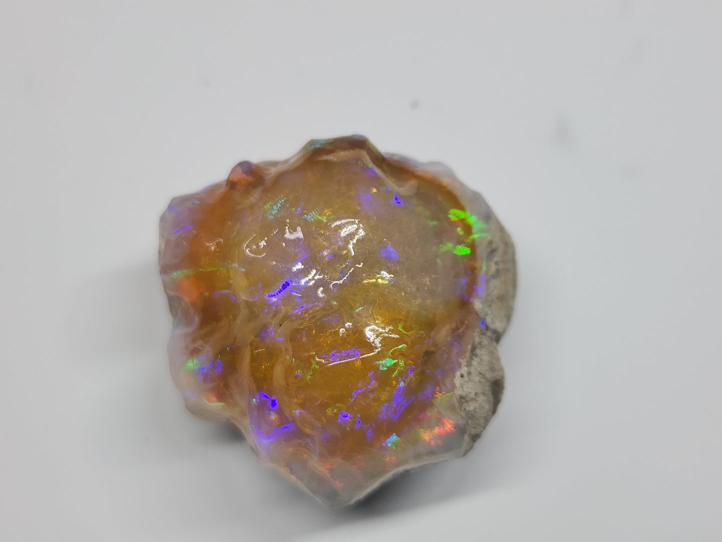 Natural Ethiopian Carved & Polished Opal Specimen #500