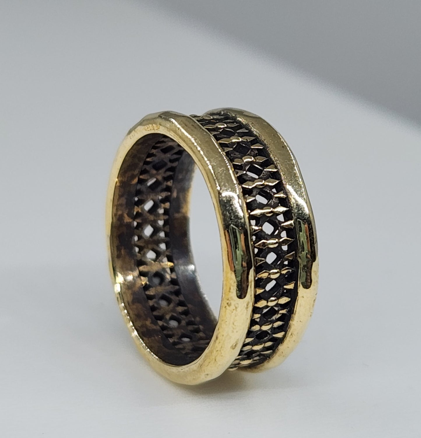 Brass Ring Band Men / Women Jewelry #478