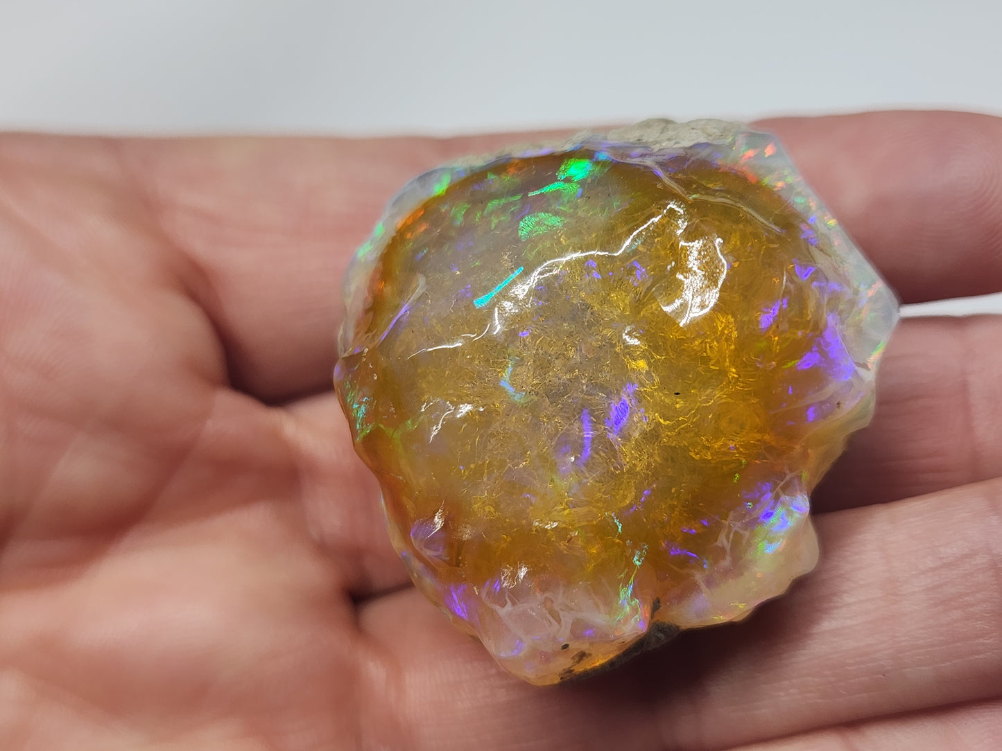 Natural Ethiopian Carved & Polished Opal Specimen #500