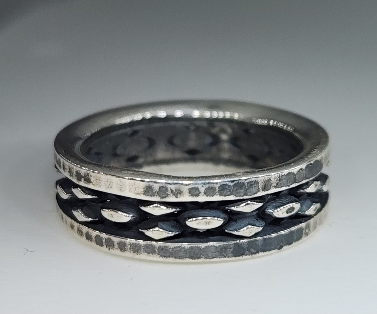 Sterling Silver Ring Band Men / Women Jewelry #482